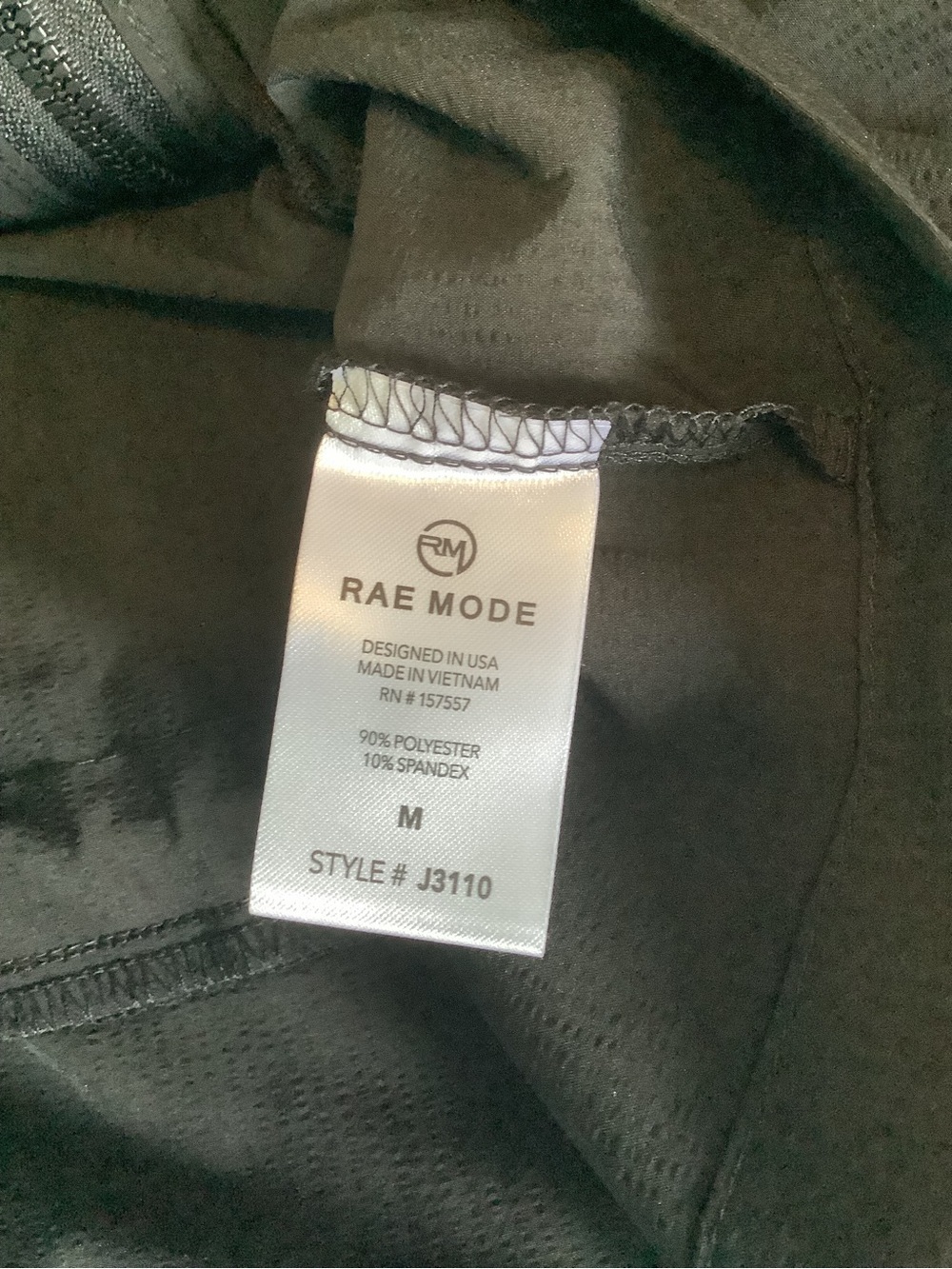 Women's Black Utility Jacket with Adjustable Drawcord Waist - Picture 6 of 7